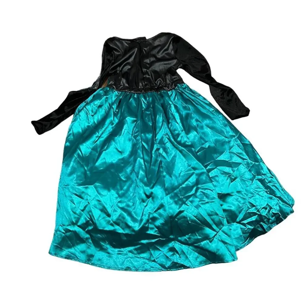 Disney Frozen 2 Anna Deluxe Halloween Costume Dress Detachable Cape Size Small